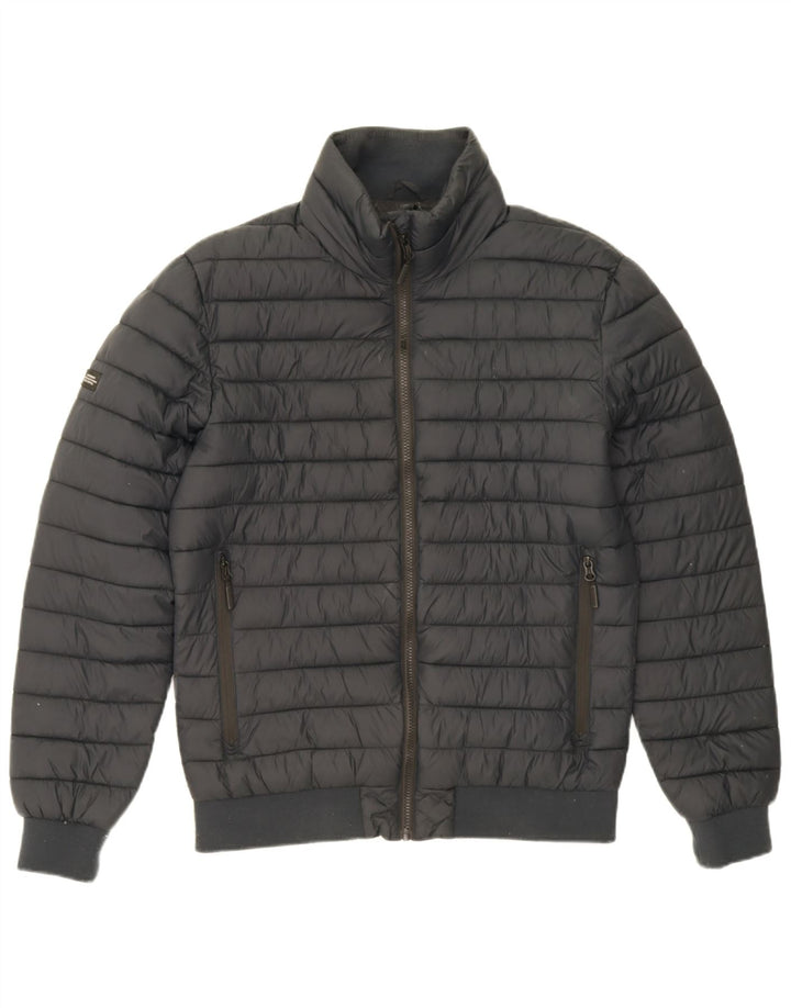 Jachetă căptușită pentru bărbați Superdry UK 40 mare nailon bleumarin