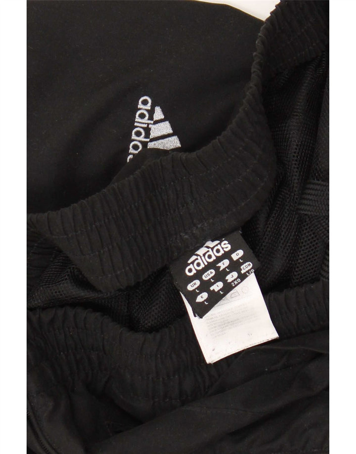 Pantaloni de trening Adidas pentru bărbați, mari, negru, poliester