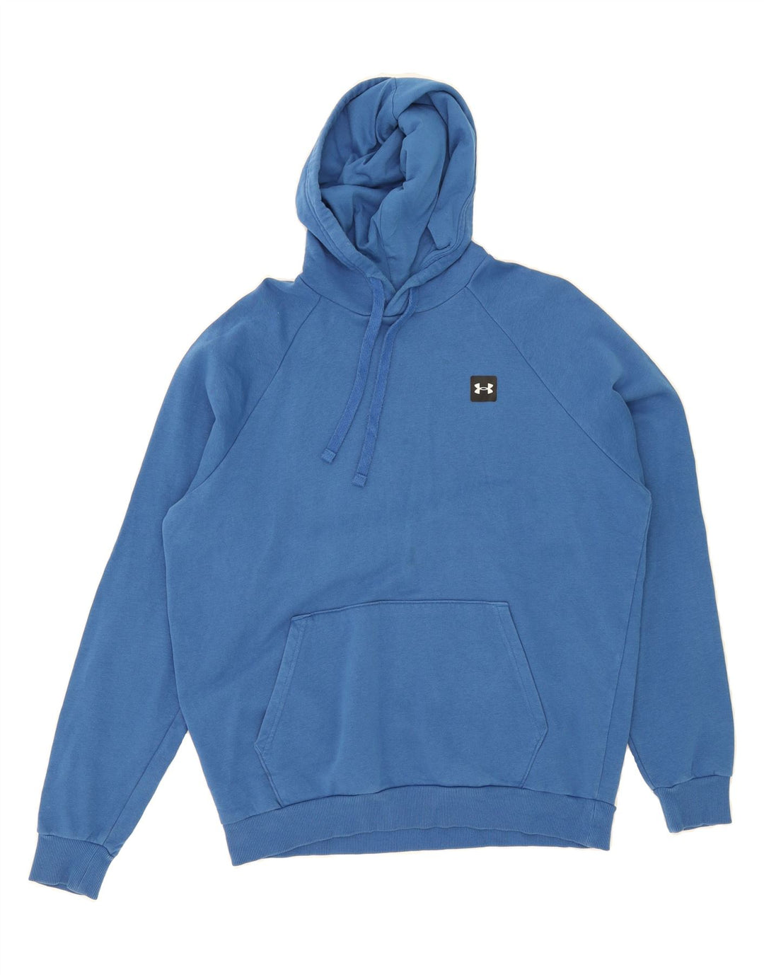 UNDER ARMOUR Mens Hoodie Jumper Medium Blue Cotton Vintage Under Armour and Second-Hand Under Armour from Messina Hembry 