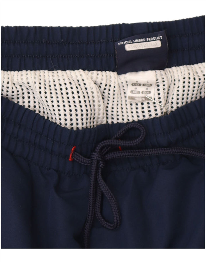 Pantaloni scurți sport grafic Umbro pentru bărbați, poliester mediu albastru