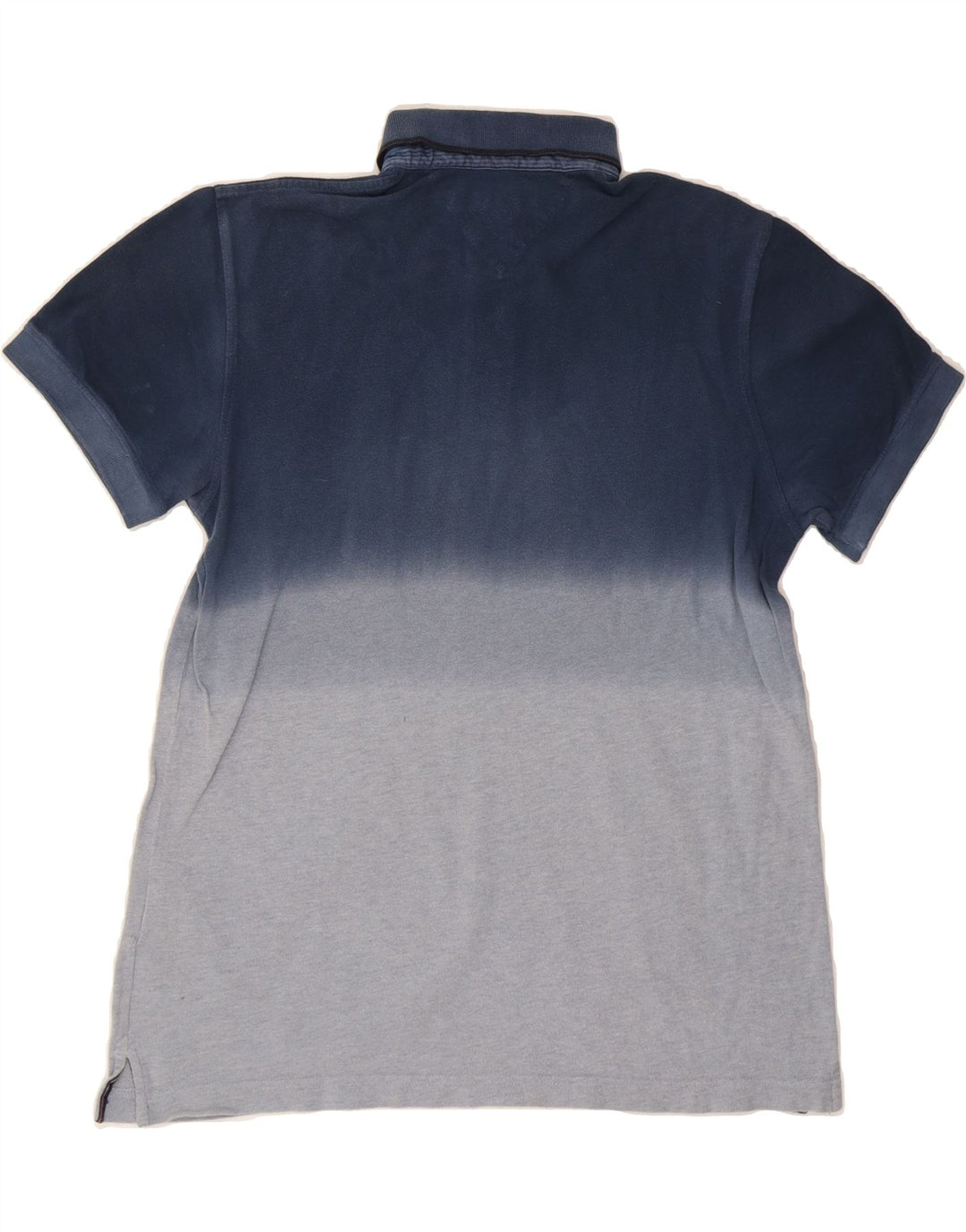 TOMMY HILFIGER Mens Custom Fit Polo Shirt Medium Navy Blue Colourblock Vintage Tommy Hilfiger and Second-Hand Tommy Hilfiger from Messina Hembry 