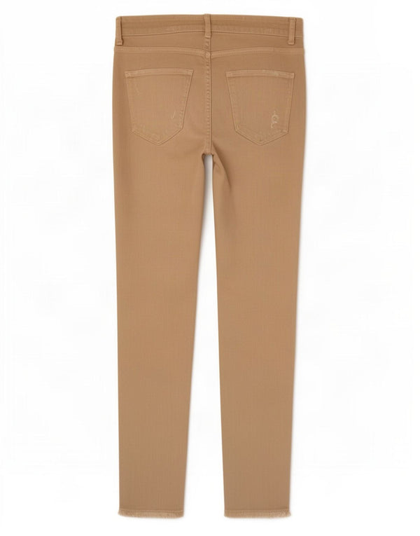 Blugi skinny distressed pentru bărbați Zara EU 40 Medium W31 L30 Bej