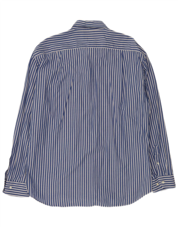 ROCCOBAROCCO Cămașă Bărbați Mărimea 43 17 XL Bumbac cu dungi albastre