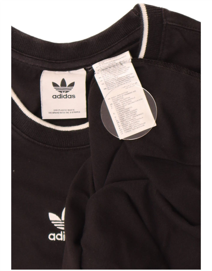 Tricou pentru bărbați Adidas Top mare, negru, bumbac