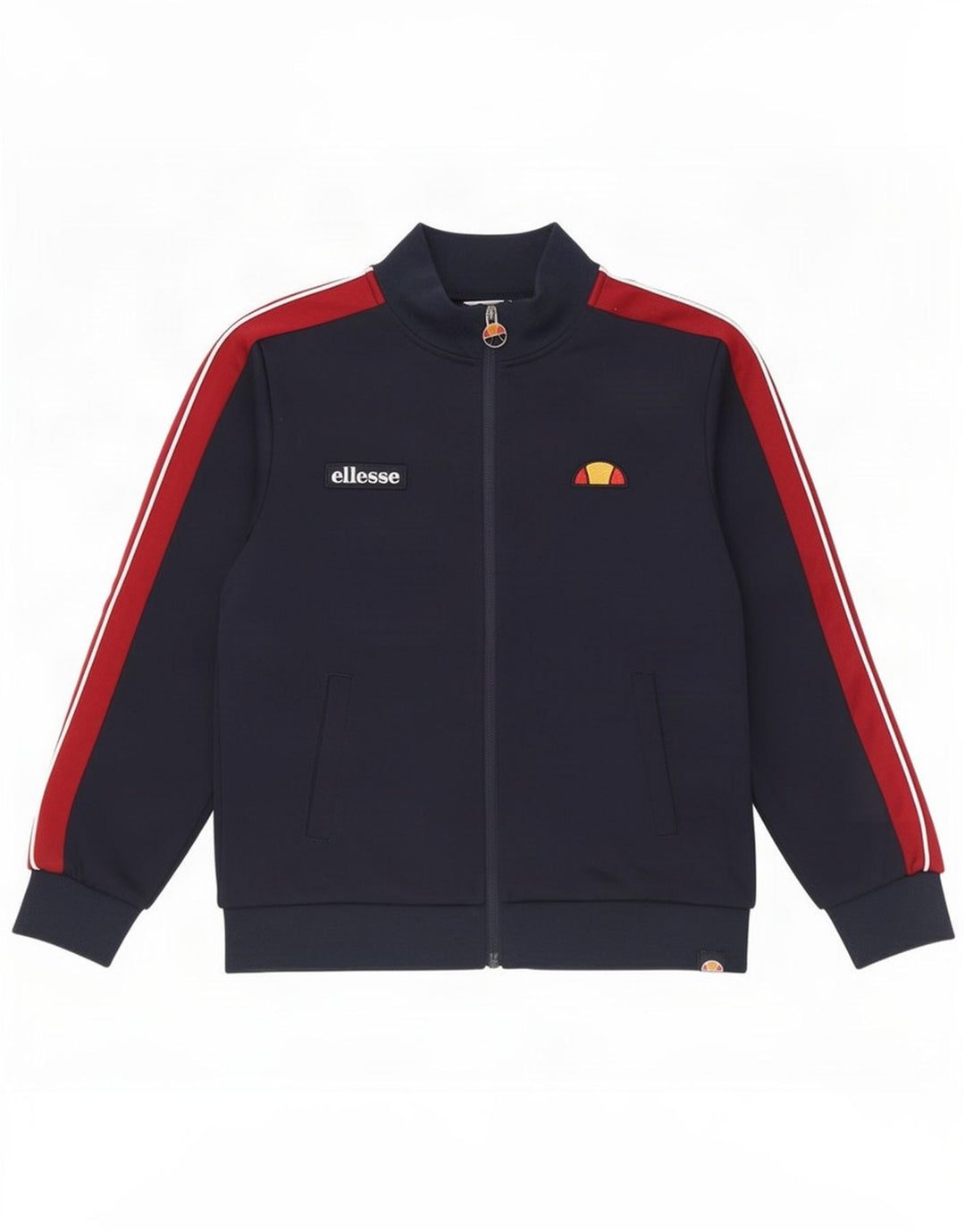 Jachetă pentru trening Ellesse pentru băieți 9-10 ani, albastru bleumarin, color block