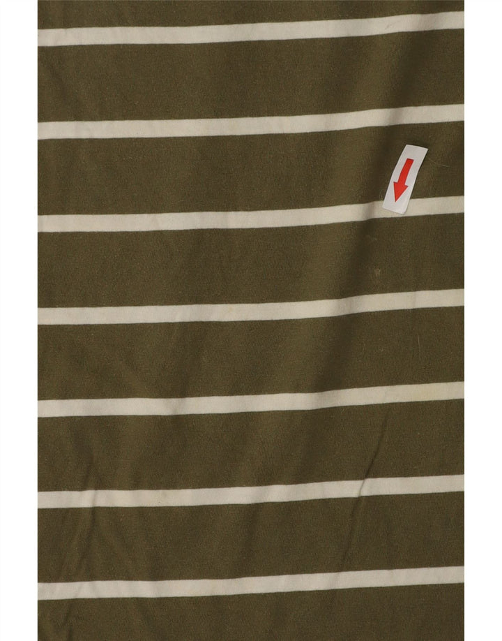 Tricou pentru bărbați Puma Top Medium Khaki Striped Bumbac