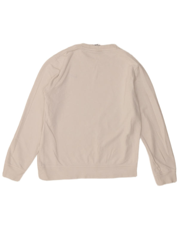 Pulover Nike pentru femei, UK 16, mare, alb, bumbac