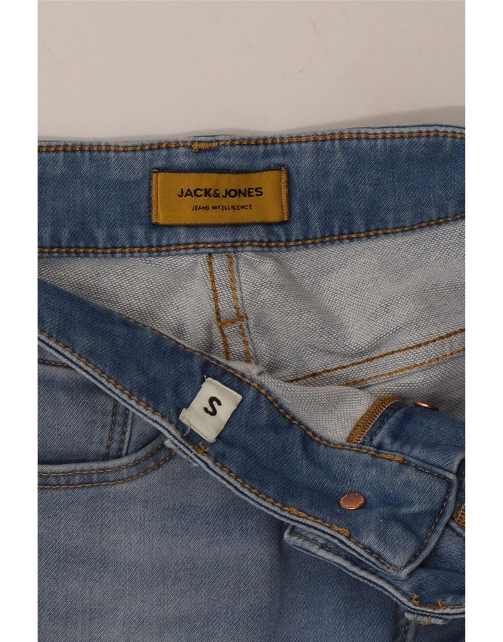 JACK & JONES Mens Regular Denim Shorts Small W28  Blue Cotton Vintage Jack & Jones and Second-Hand Jack & Jones from Messina Hembry 
