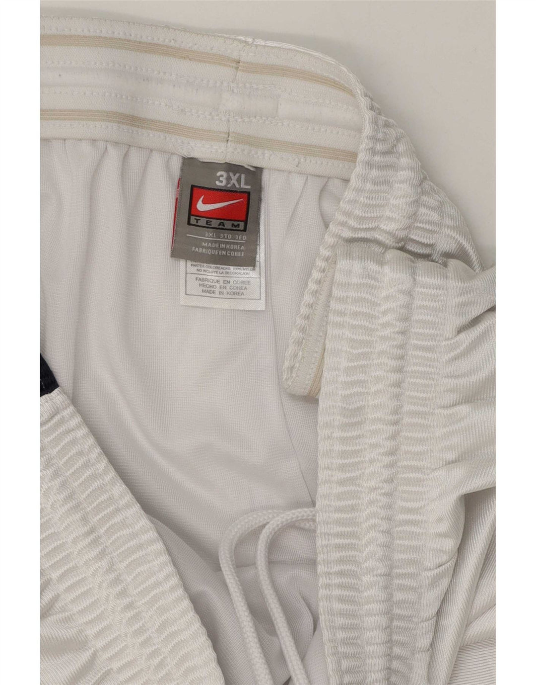 Pantaloni scurți sport Nike pentru bărbați 3XL, alb, poliester color bloc