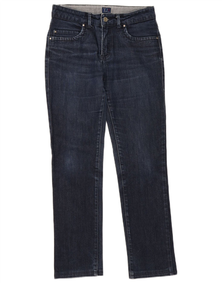 Trussardi blugi subțiri pentru femei W26 L29 bumbac bleumarin