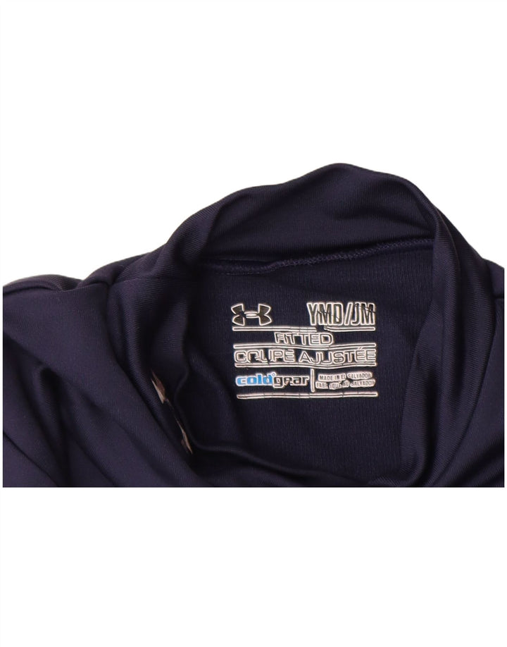 UNDER ARMOUR Băieți Cold Gear Top cu mânecă lungă 9-10 ani Mediu Bleumarin