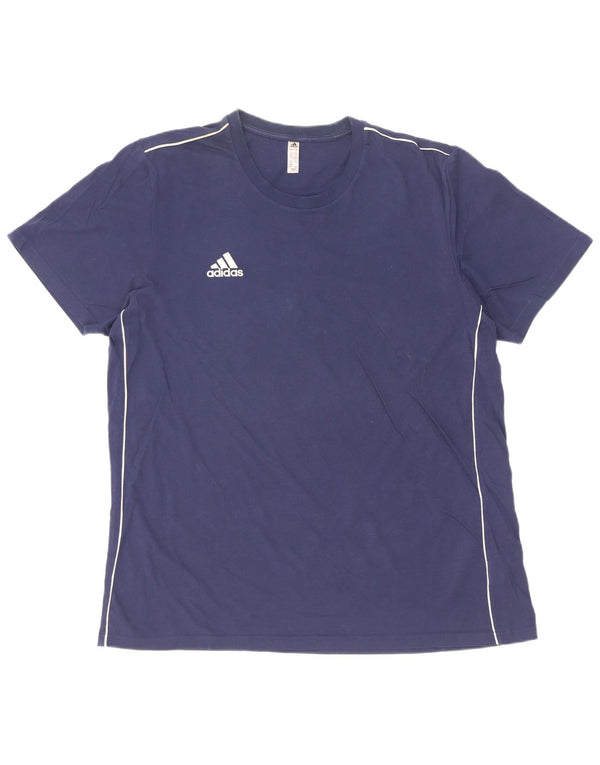 Tricou pentru bărbați Adidas Top XL Bumbac bleumarin