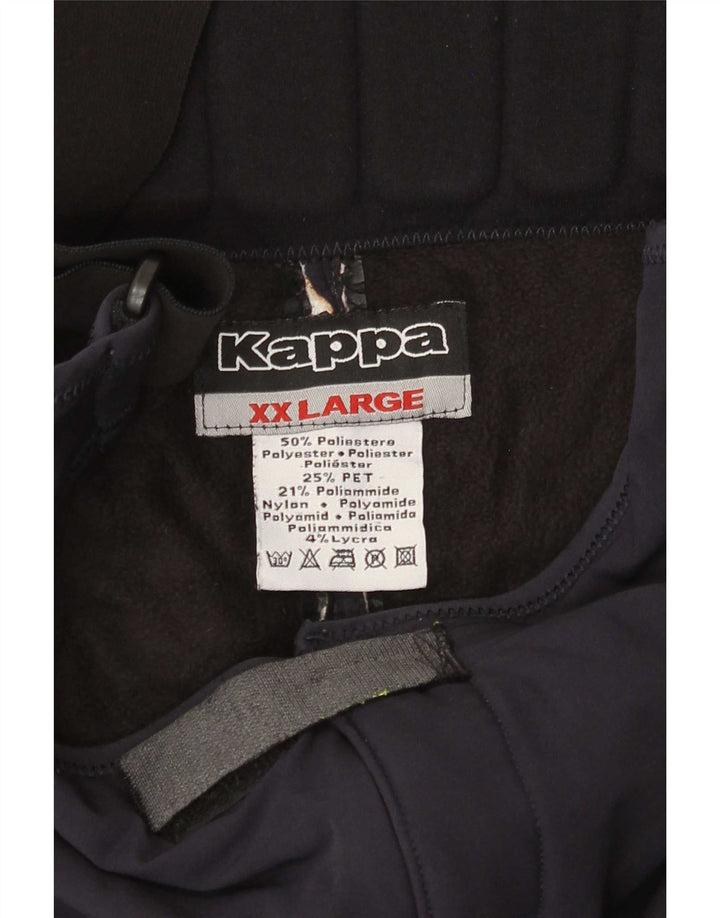 Pantaloni de schi Kappa pentru bărbați, 2XL, poliester bleumarin