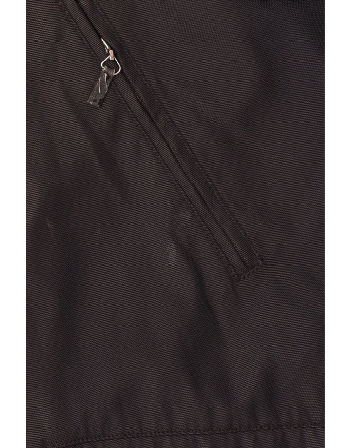 Pardesiu BURBERRY pentru bărbați UK 40 mare, negru, clasic din poliamidă