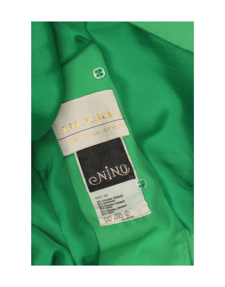 HUCKE Womens Overcoat EU 46 XL Green Polyester Vintage Hucke and Second-Hand Hucke from Messina Hembry 