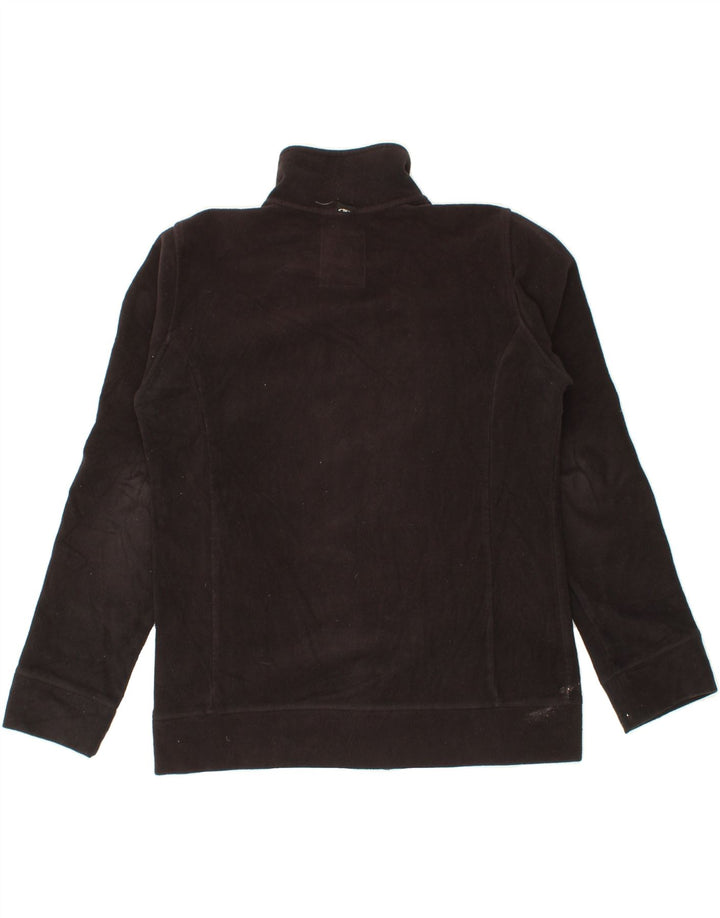 CHAMPION Womens Fleece Jacket UK 14 Medium Black Polyester Vintage Champion and Second-Hand Champion from Messina Hembry 