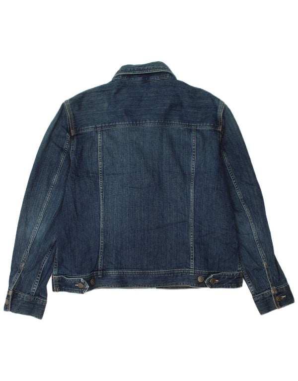 Jachetă de blugi pentru femei Eddie Bauer UK 18 XL din bumbac bleumarin