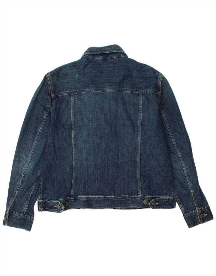Jachetă de blugi pentru femei Eddie Bauer UK 18 XL din bumbac bleumarin