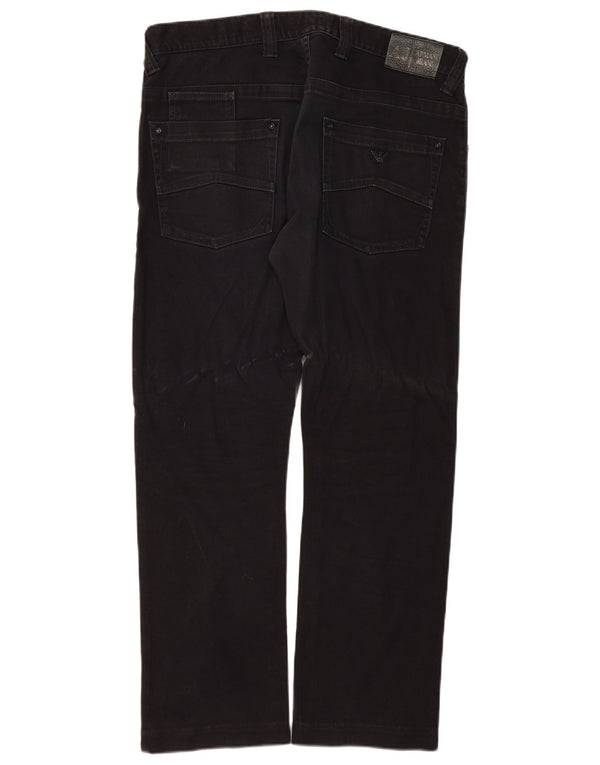 Blugi pentru bărbați Armani J08 Slim W36 L30 bumbac negru