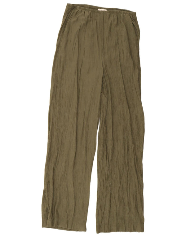 Pantaloni chino lungi pentru femei Marks & Spencer UK 12 Medium W32 L31 Khaki