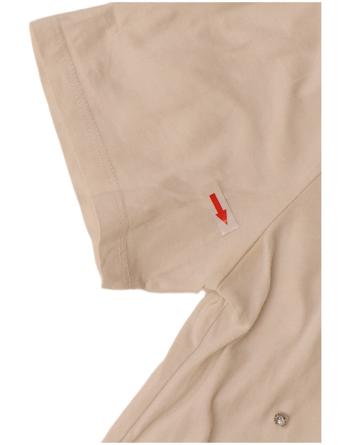 Tricou pentru femei Zara UK 14 Bumbac alb mediu