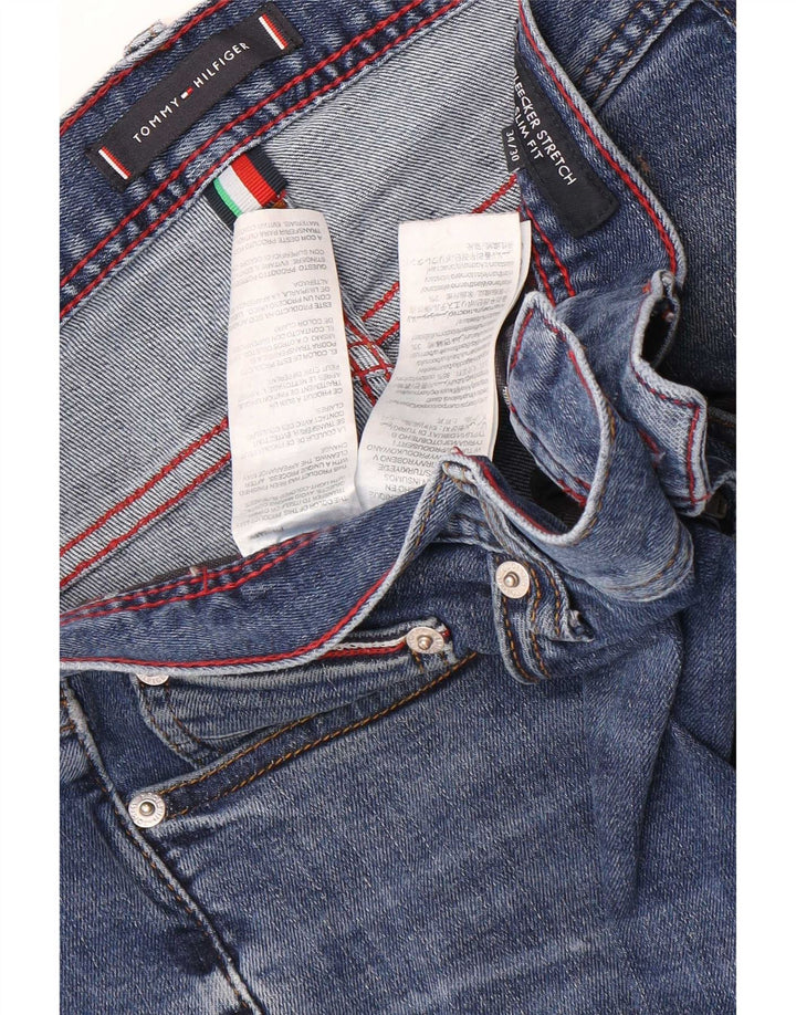 Blugi Tommy Hilfiger Bleecker Stretch Slim pentru bărbați L34 L30 Bumbac albastru