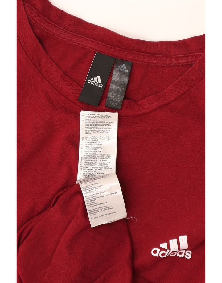 Tricou Bărbați Adidas Top XL Bumbac Roșu