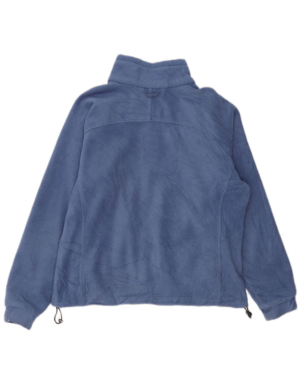 Jachetă fleece supradimensionată Columbia pentru femei UK 18 XL poliester albastru