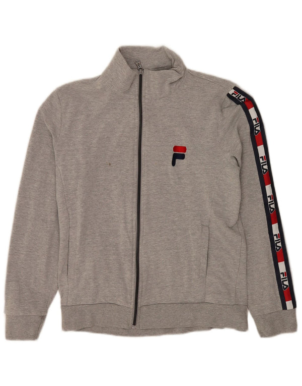 Jachetă de top pentru trening cu grafic pentru femei Fila UK 12 Medium Gri Colorblock