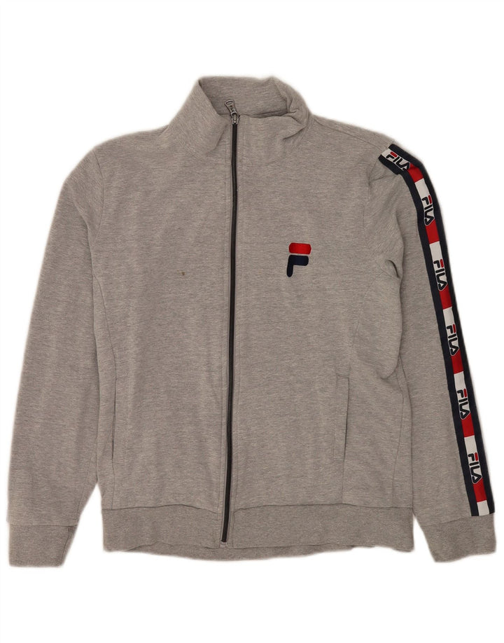 Jachetă de top pentru trening cu grafic pentru femei Fila UK 12 Medium Gri Colorblock