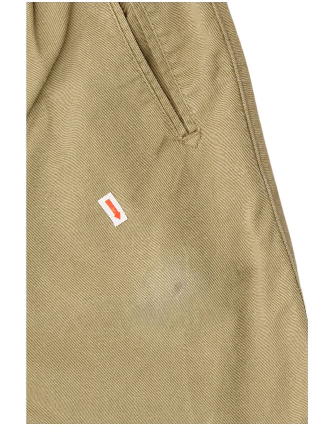 VINTAGE Mens Chino Shorts W30 Medium Khaki Cotton