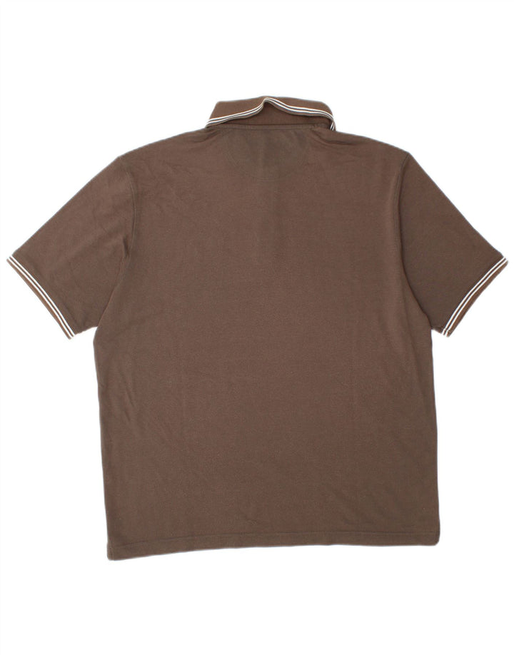 Tricou polo pentru bărbați Champion Easy Fit Maro mare