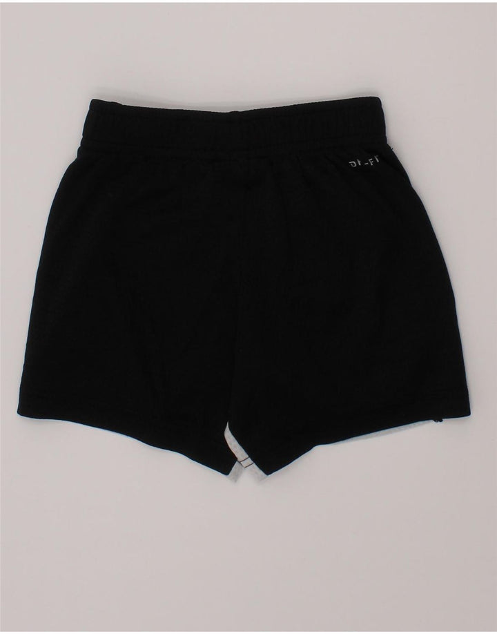 Pantaloni scurți sport grafic Nike pentru bebeluși 18-24 luni, negru, color block