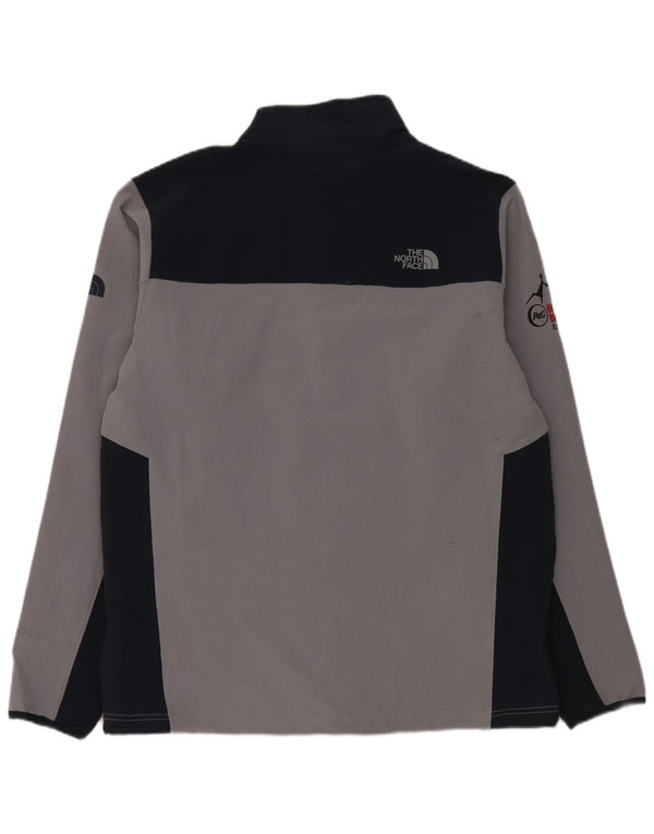 Jachetă de trening pentru bărbați The North Face, mare, gri, poliester color bloc