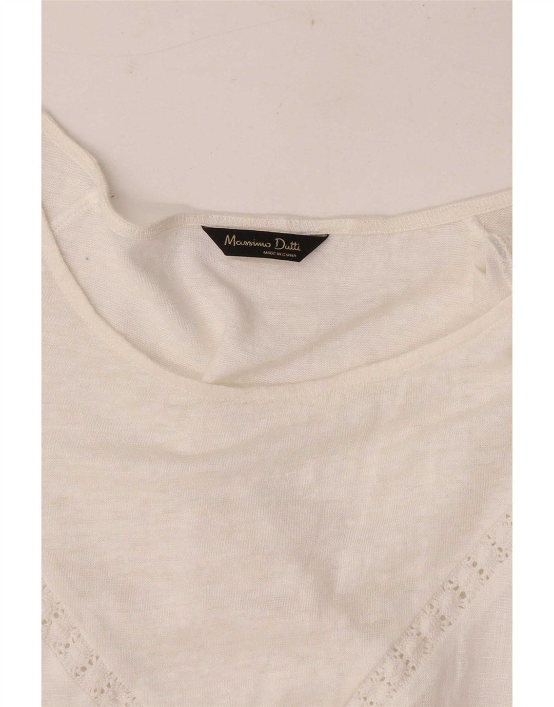 Bluză Massimo Dutti Femei Top UK 12 Medium White