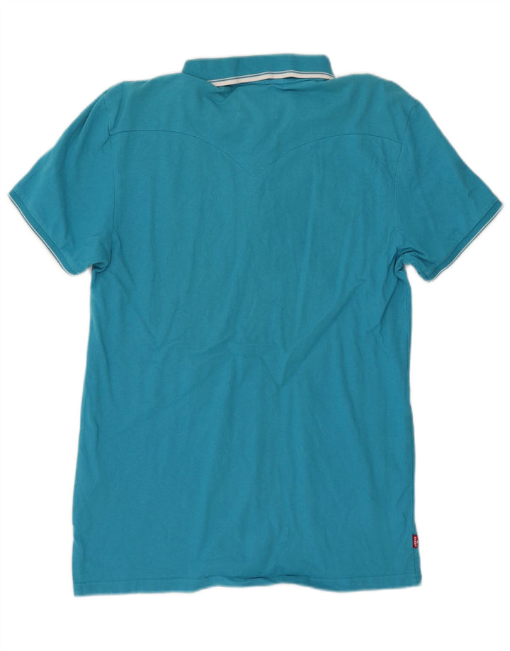 Cămașă polo pentru bărbați LEVI'S Slim Fit, mare, albastru, bumbac