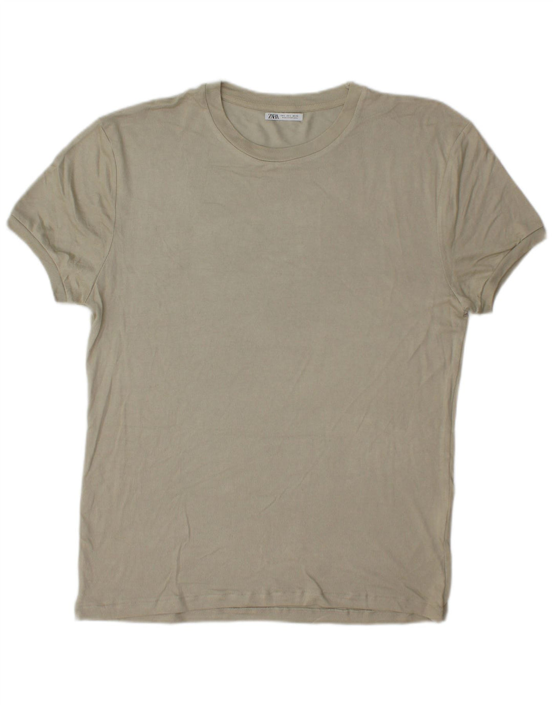 Tricou pentru bărbați Zara Top mare, gri, viscoză