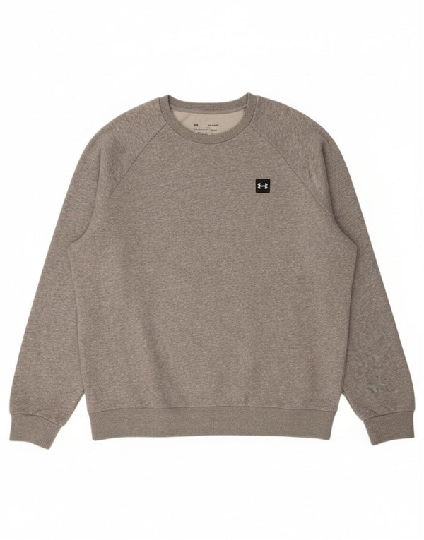 Pulover pentru bărbați Under Armour Cold Gear, XL, bumbac cu pete gri