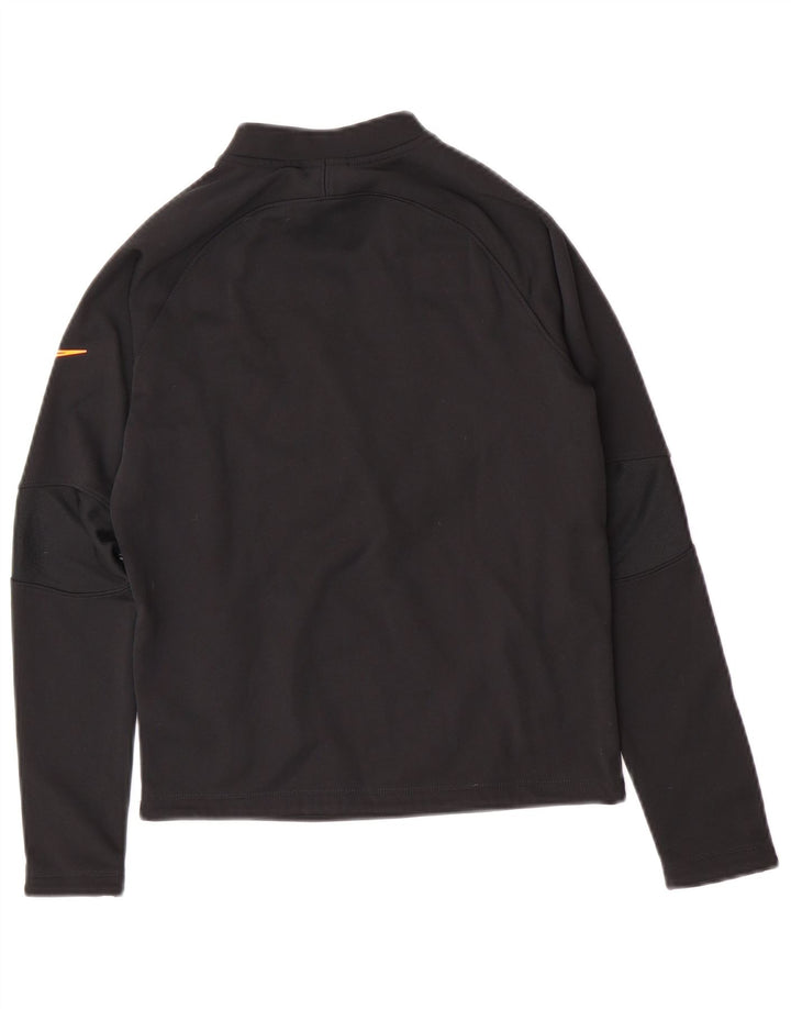 Trening pentru băieți Therma-Fit Pullover Top 10-11 ani mediu negru