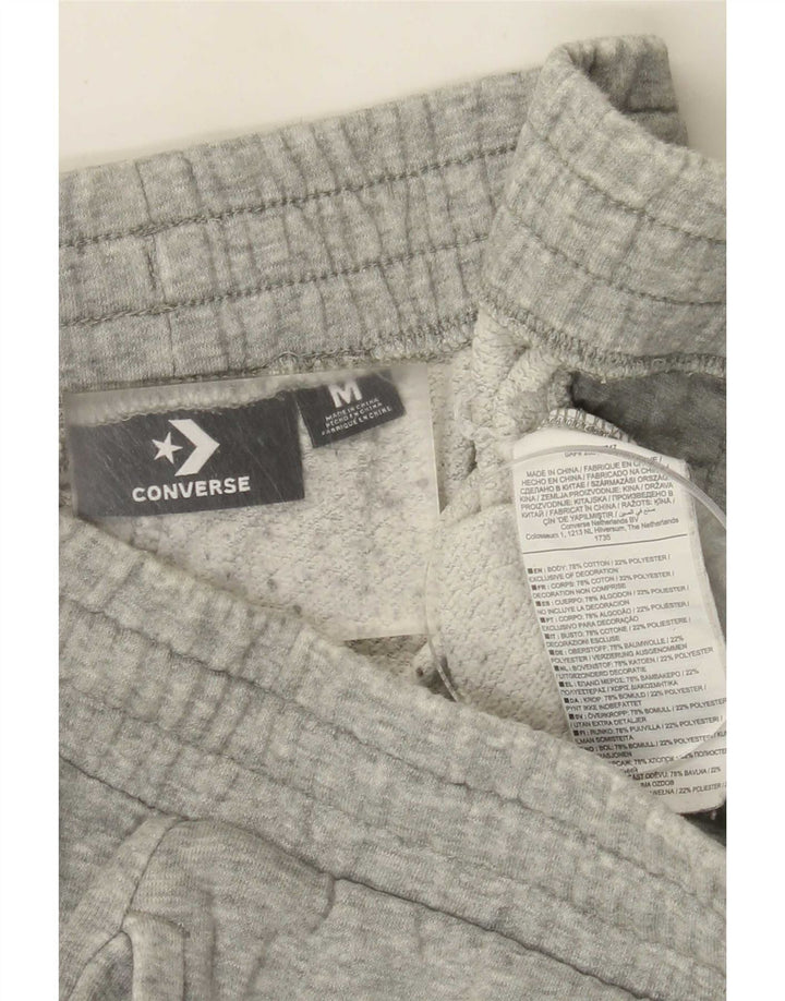 Pantaloni scurți sport Converse pentru bărbați, bumbac cu pete gri medii