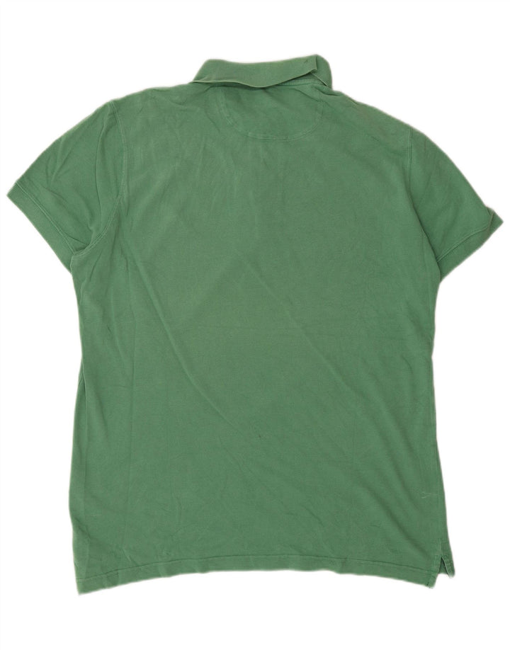 Tricou polo Massimo Dutti pentru bărbați, verde mediu