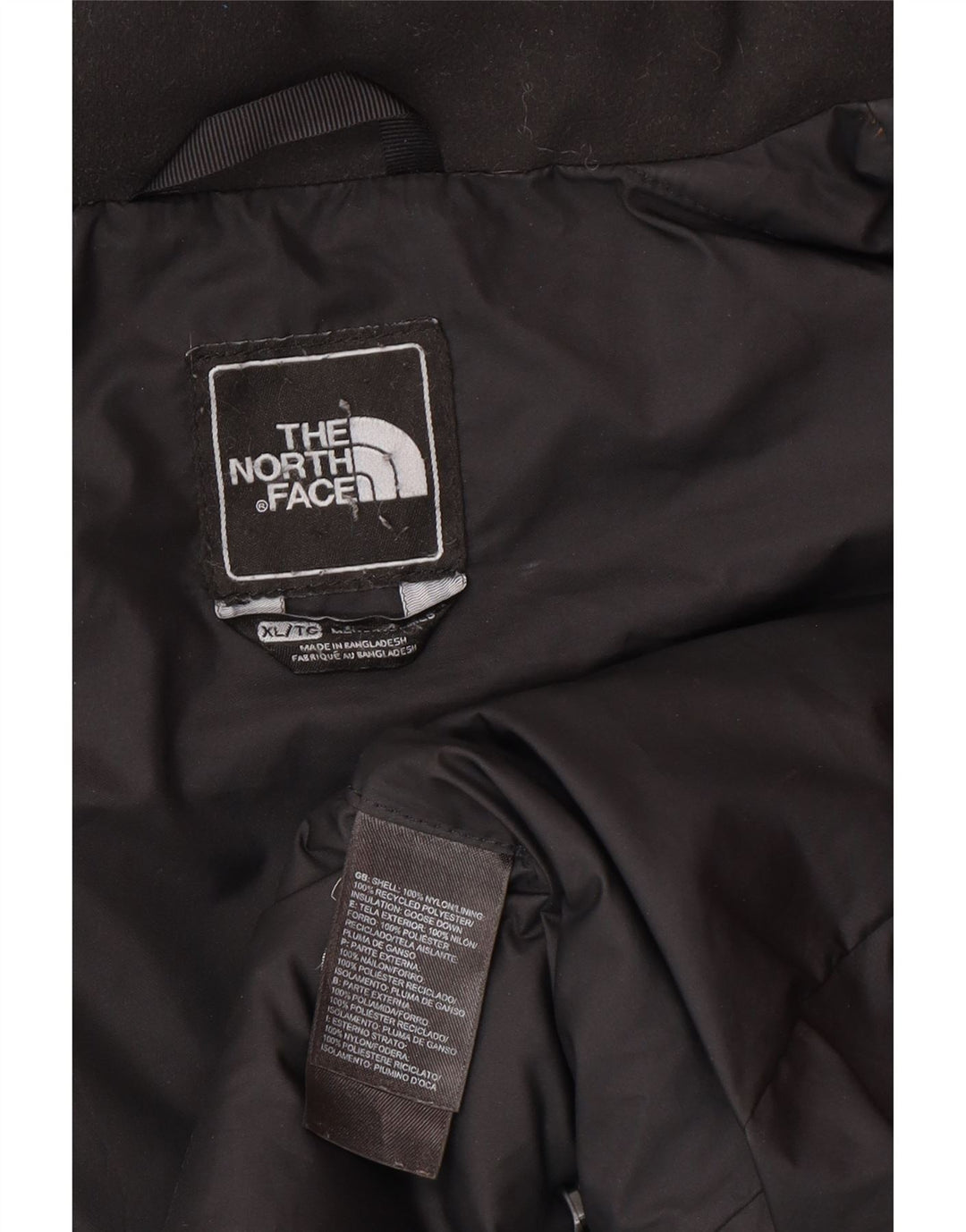 Jachetă căptușită 550 pentru bărbați THE NORTH FACE UK 42 XL Kaki Nylon