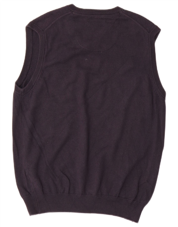 Marks & Spencer pentru bărbați Blue Harbour Vest Tank Top Bumbac mediu bleumarin