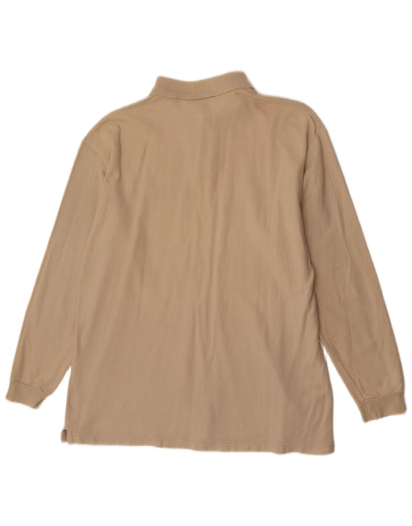 Tricou polo cu mânecă lungă pentru bărbați Fila IT 54 XL bej