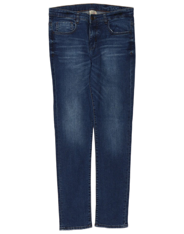 Blugi Slim Băieți Zara 13-14 Ani L28 L29 Bumbac Albastru