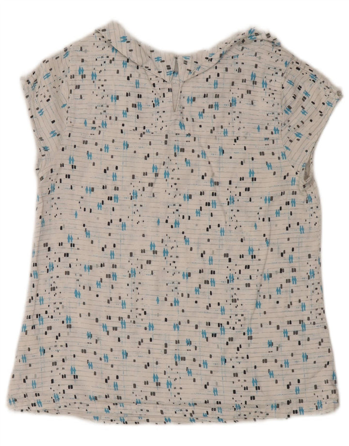 Bluză pentru femei White Stuff Top UK 8 Small Geometric Bumbac