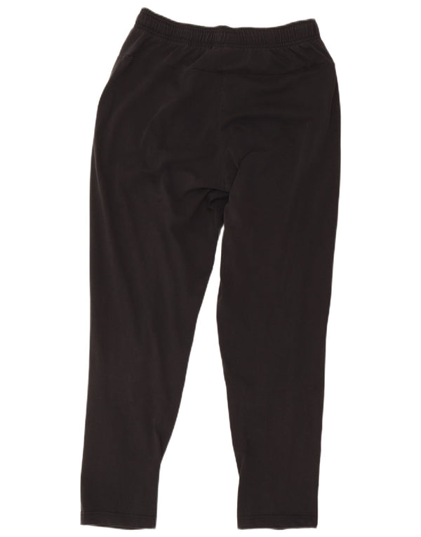 Pantaloni de trening Adidas pentru bărbați, bumbac mediu negru