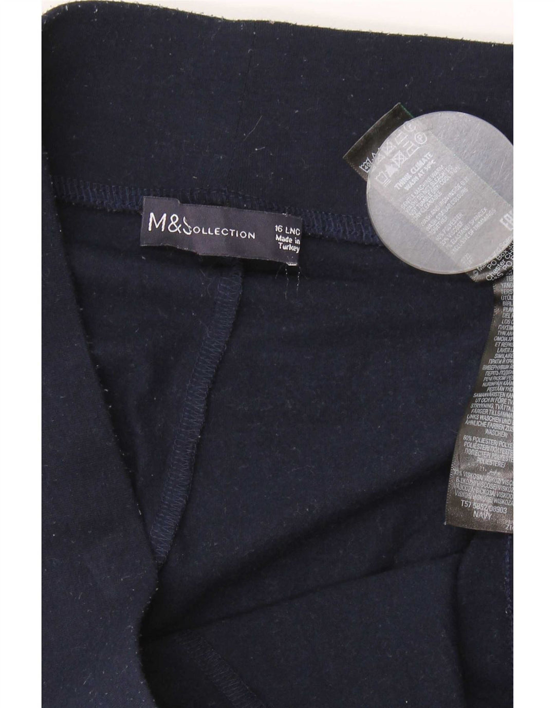 Leggings pentru femei Marks & Spencer UK 16, mare, poliester bleumarin