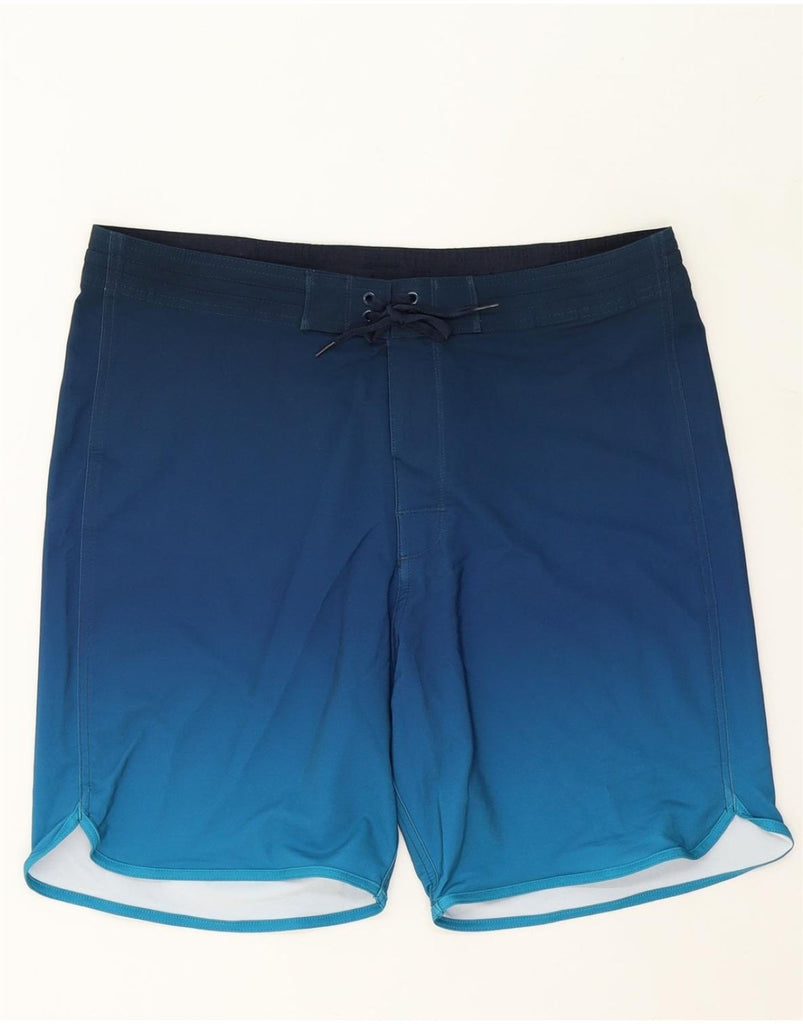 OLD NAVY Mens Swimming Shorts XL  Navy Blue Colourblock Polyester Vintage Old Navy and Second-Hand Old Navy from Messina Hembry 