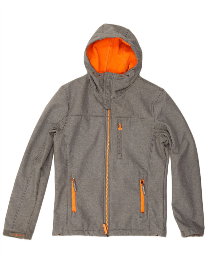 Jachetă Windtrekker Graphic Windbreaker Superdry pentru bărbați UK 38, Gri mediu